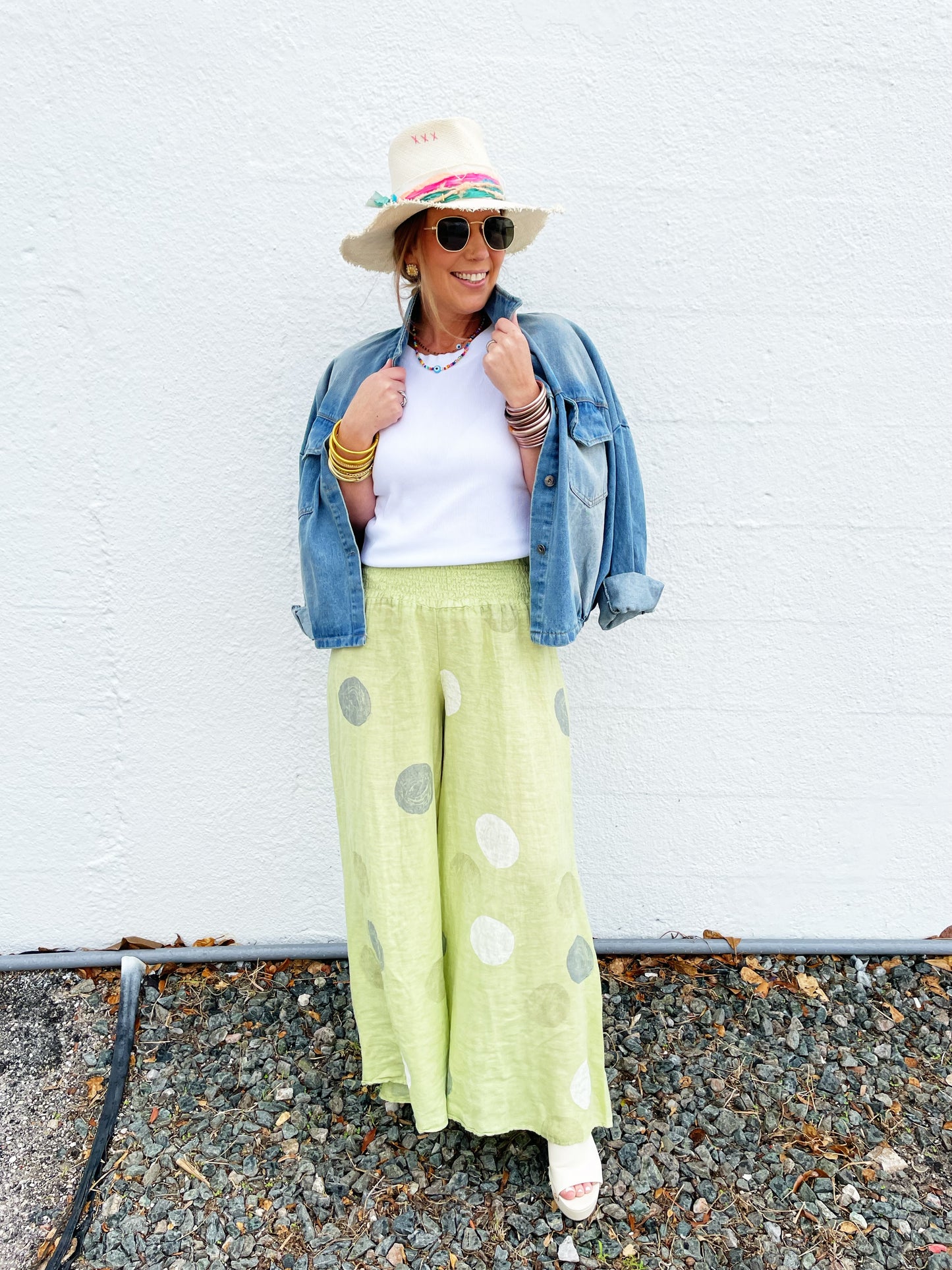 Phoebe Pant in Sage