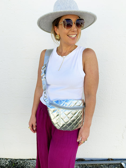 Emily Bum Bag Shine - FINAL SALE