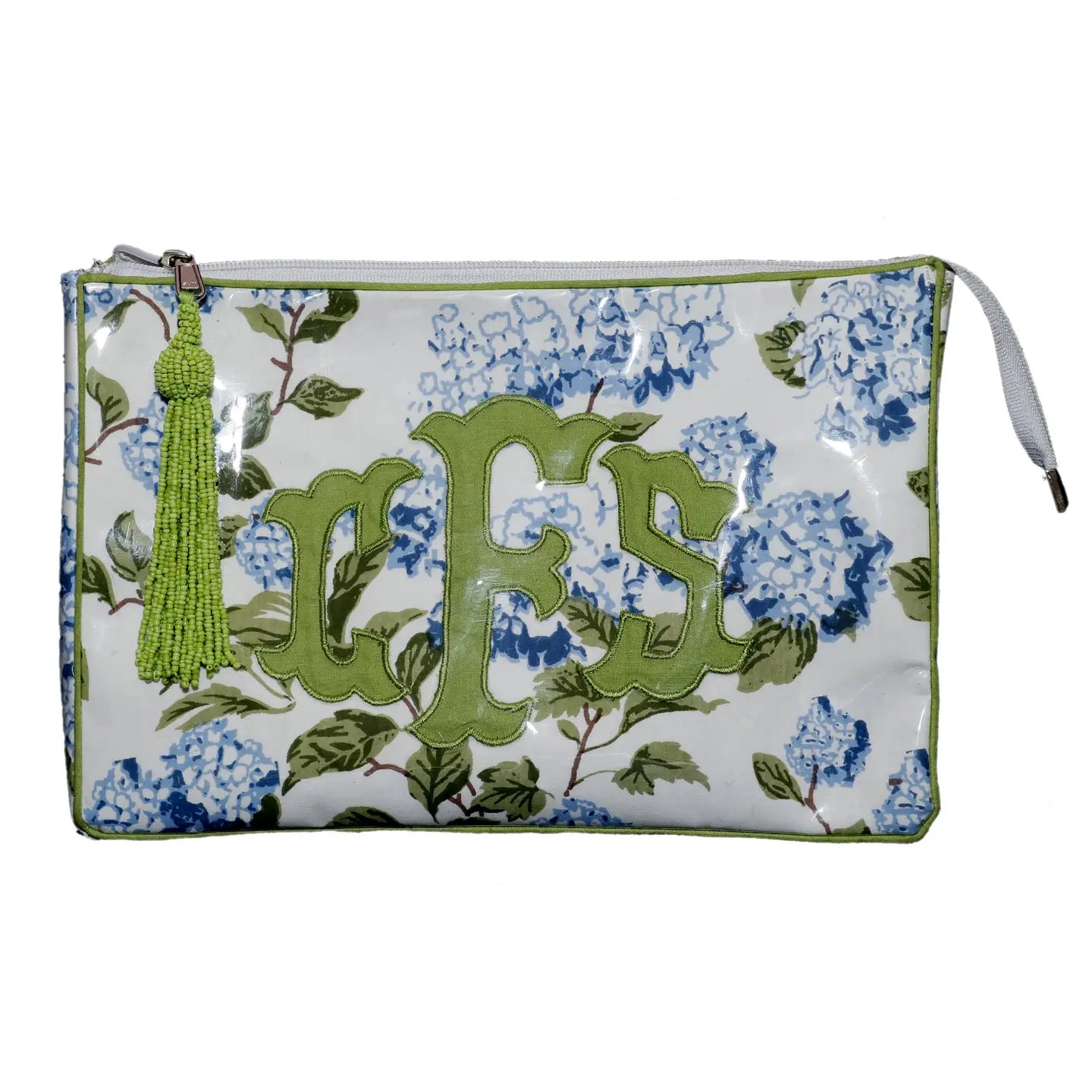 Hydrangeas Cosmetic Pouch** 3 Sizes **Custom Order