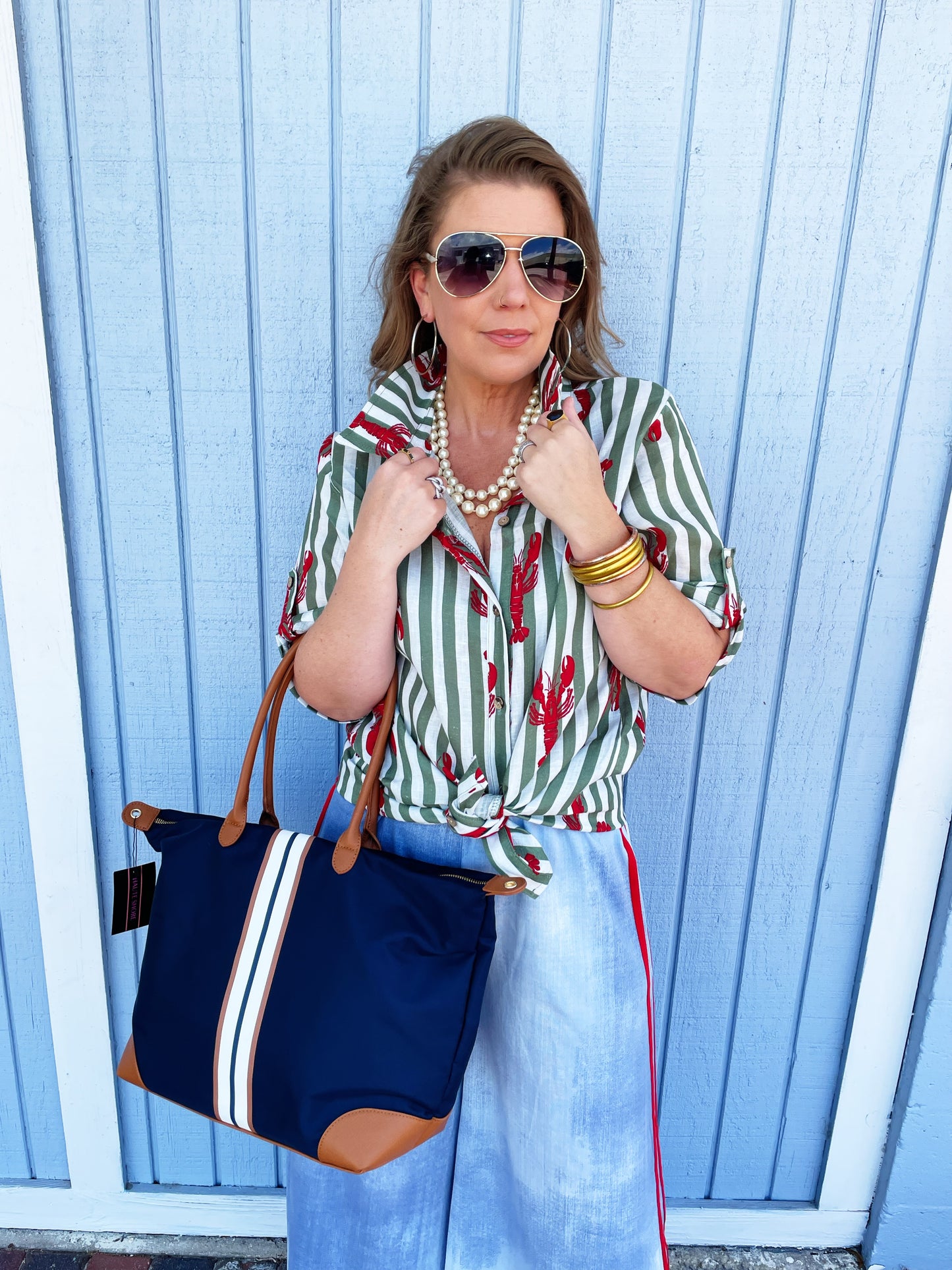 Lobster Green Top