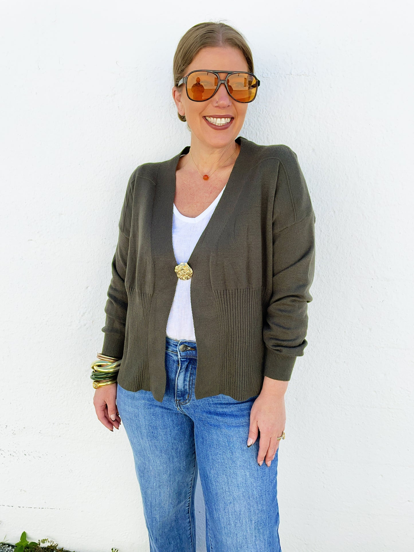 Aubrey Sweater in Olive