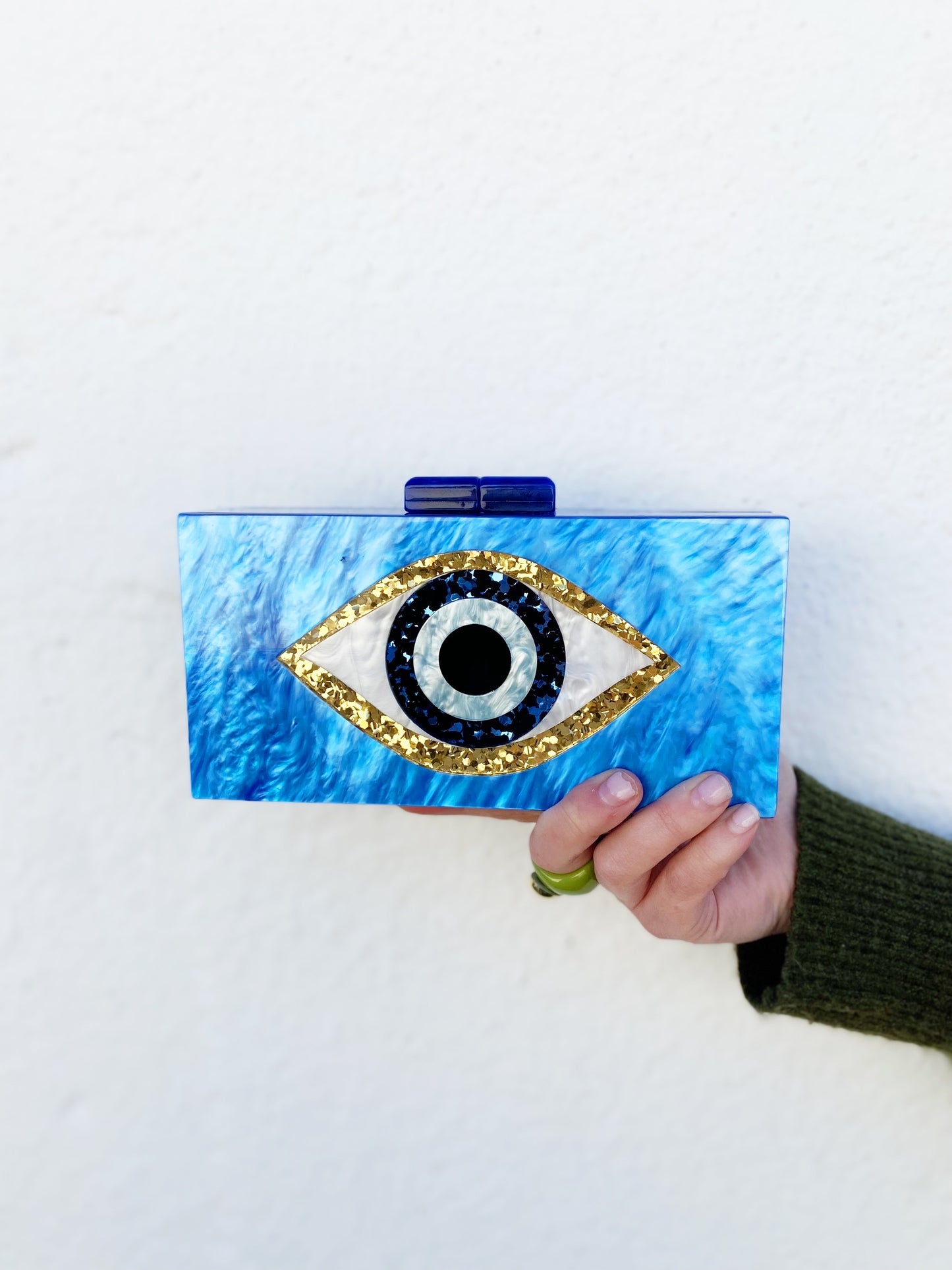 Aubrey Clutch Blue