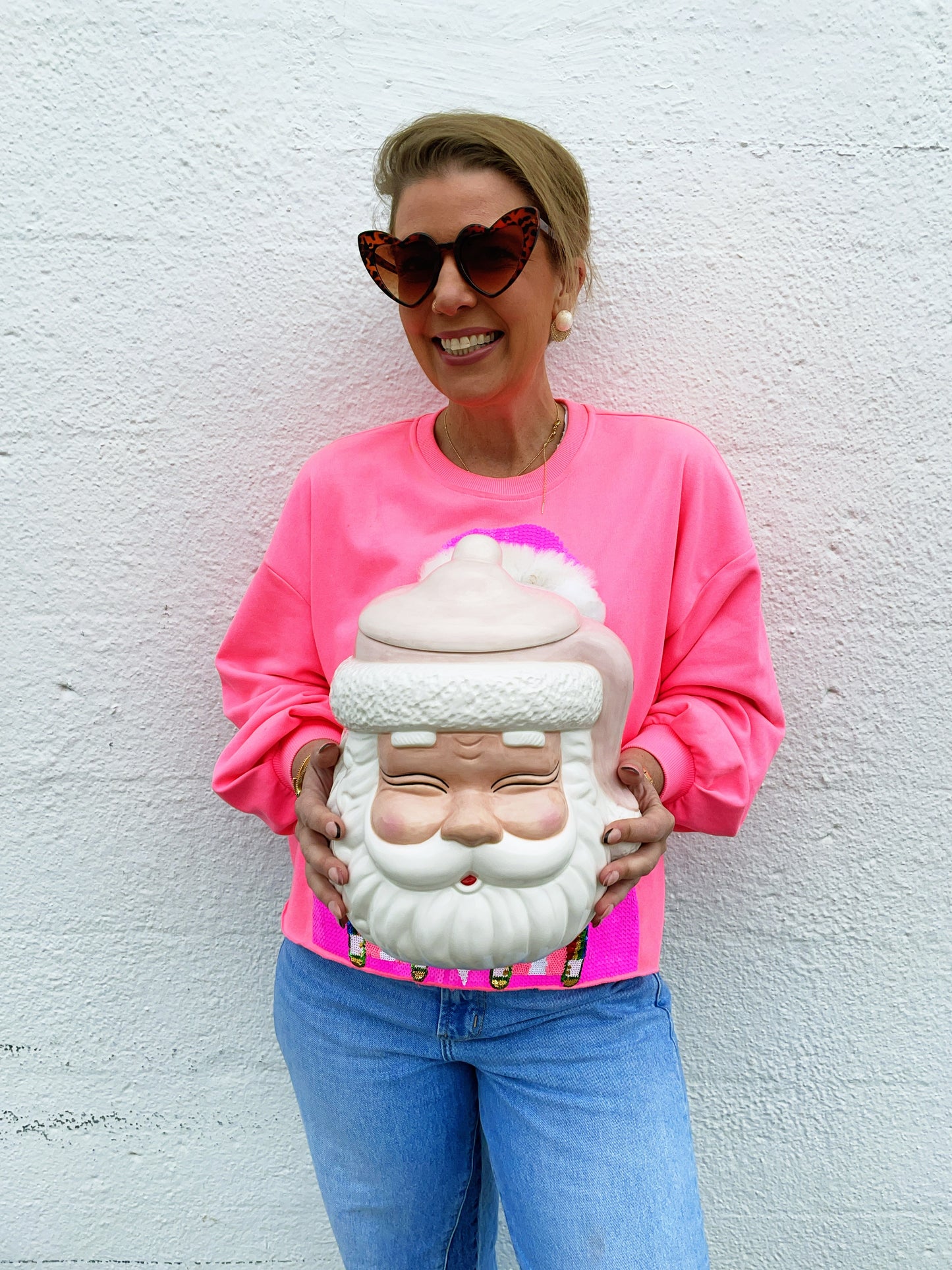 Santa Cookie Jar (3 Color Ways)