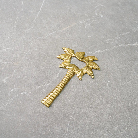 Golden Brass Palm Tree Bottle Opener - Preorder