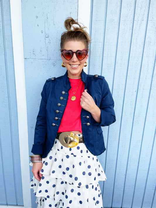Avery Jacket in Navy