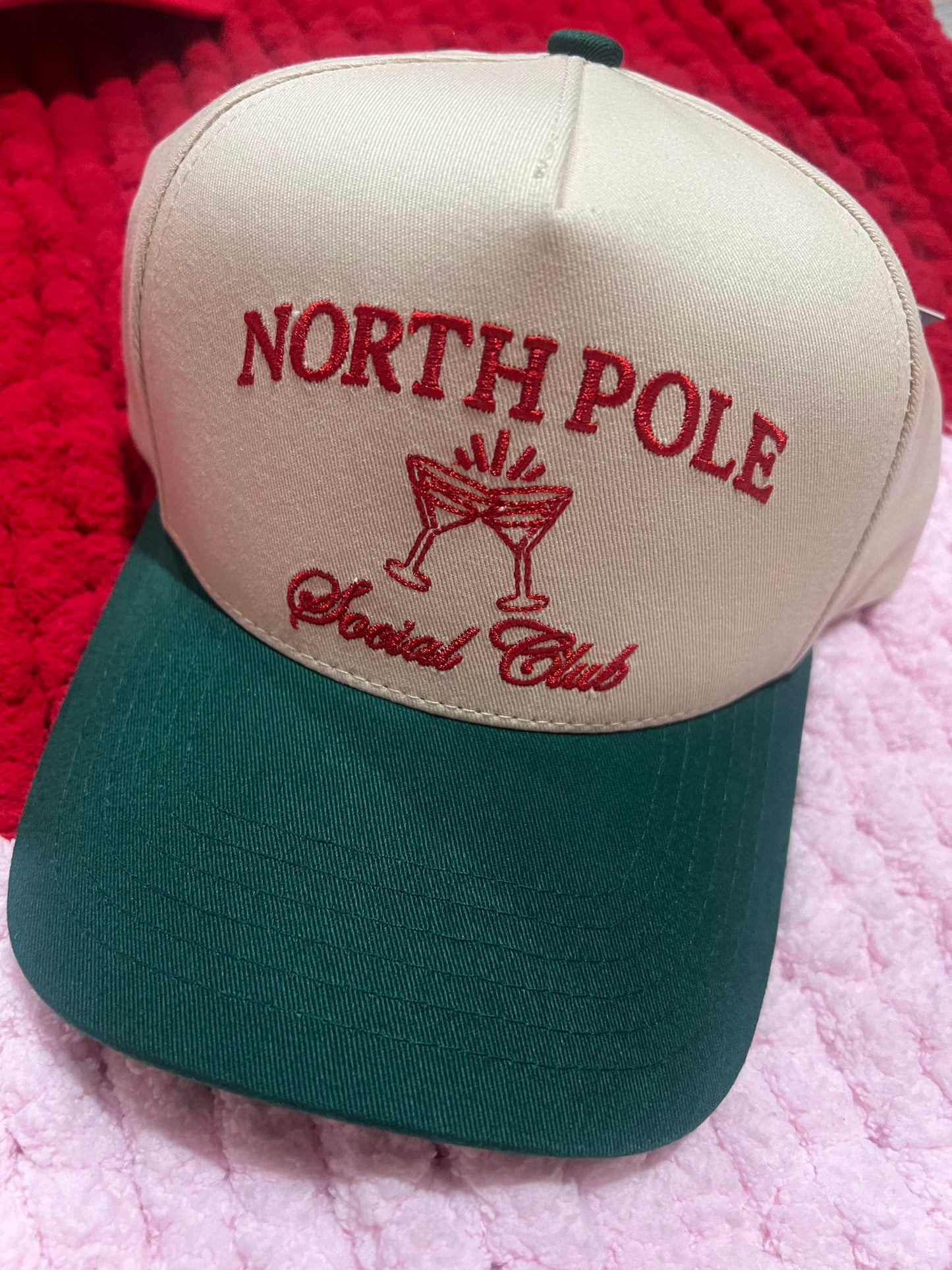 North Pole Social Club Hat (2 color ways)