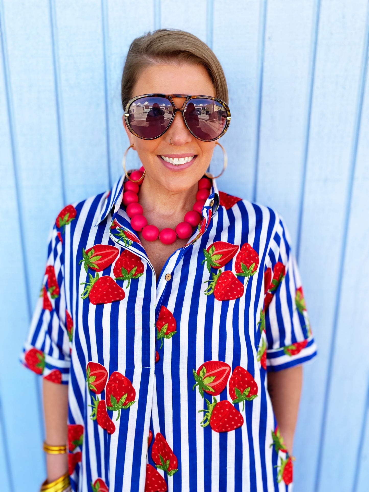 Maxine Strawberry Dress