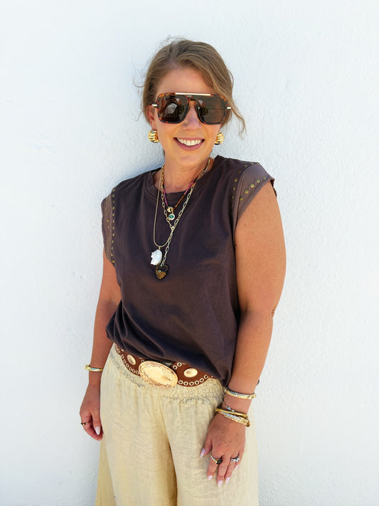 Stevie Studded Tank 2 Colors