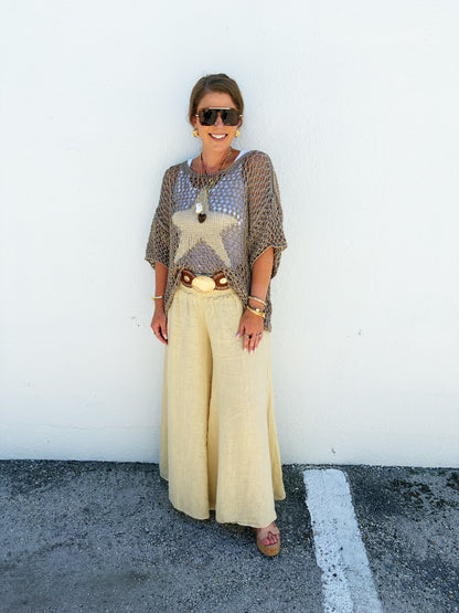 Gina Star Sweater in Chocolate