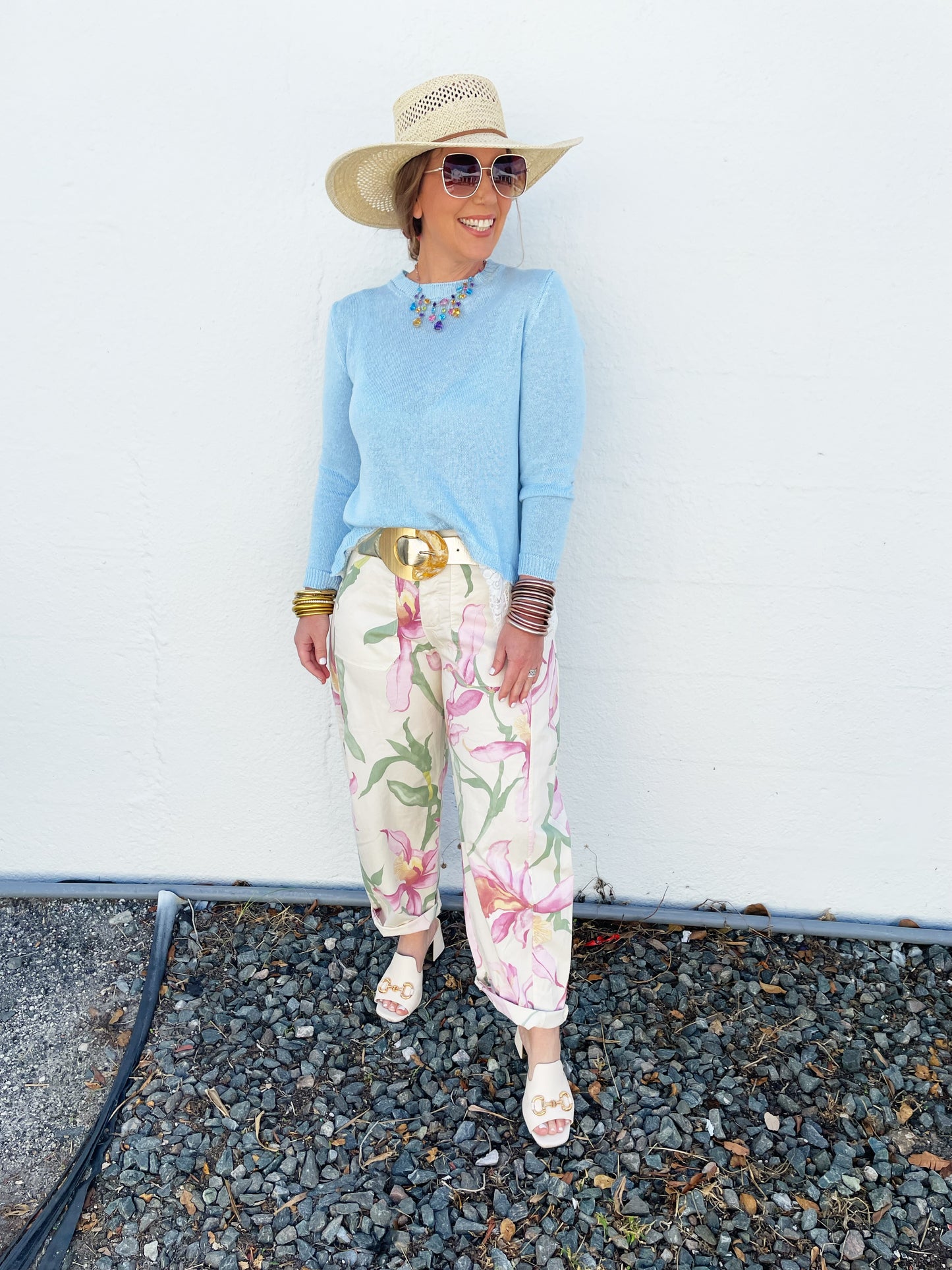 Floral Barrel Bottoms *FINAL SALE