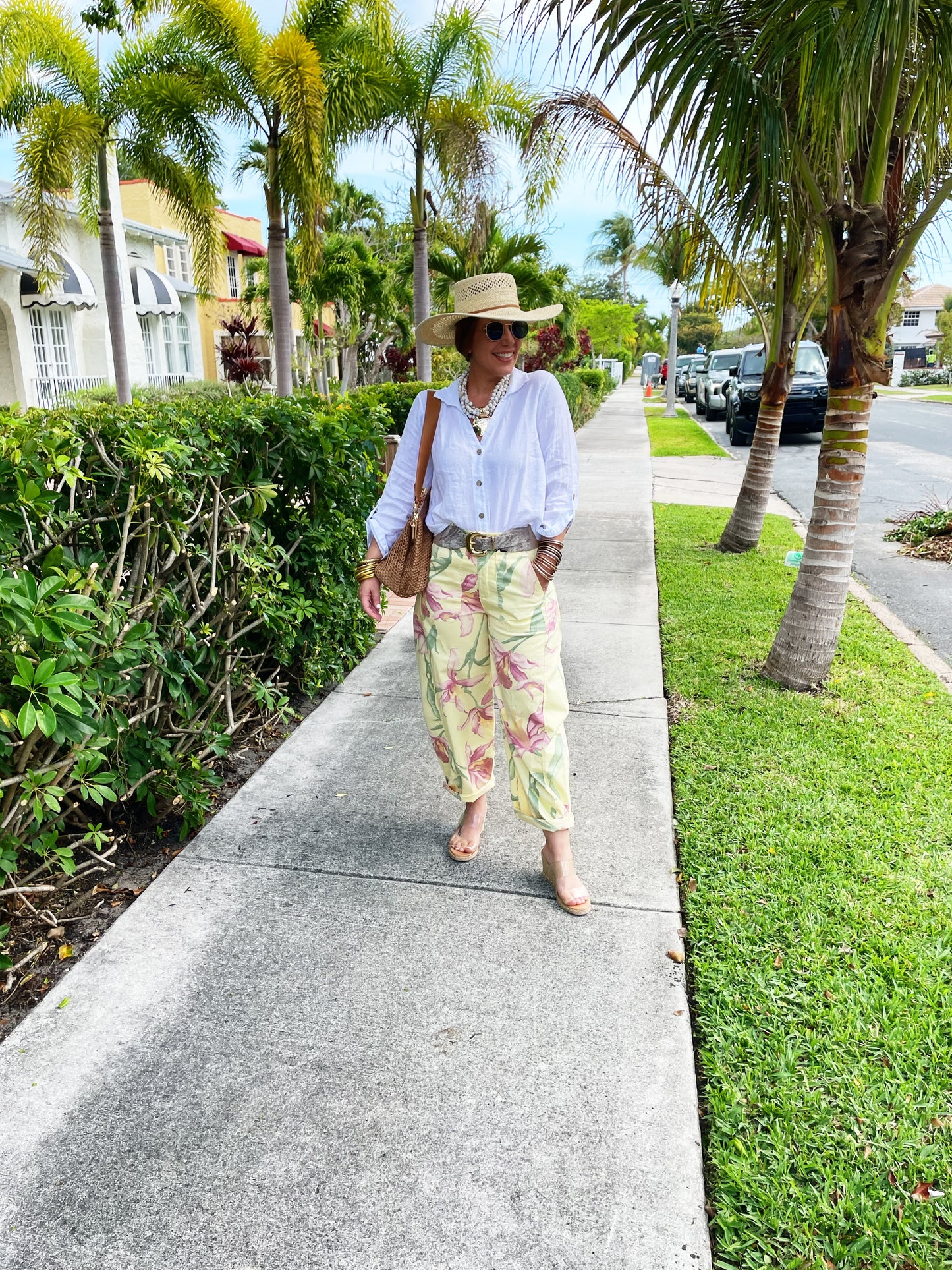 Floral Barrel Bottoms *FINAL SALE