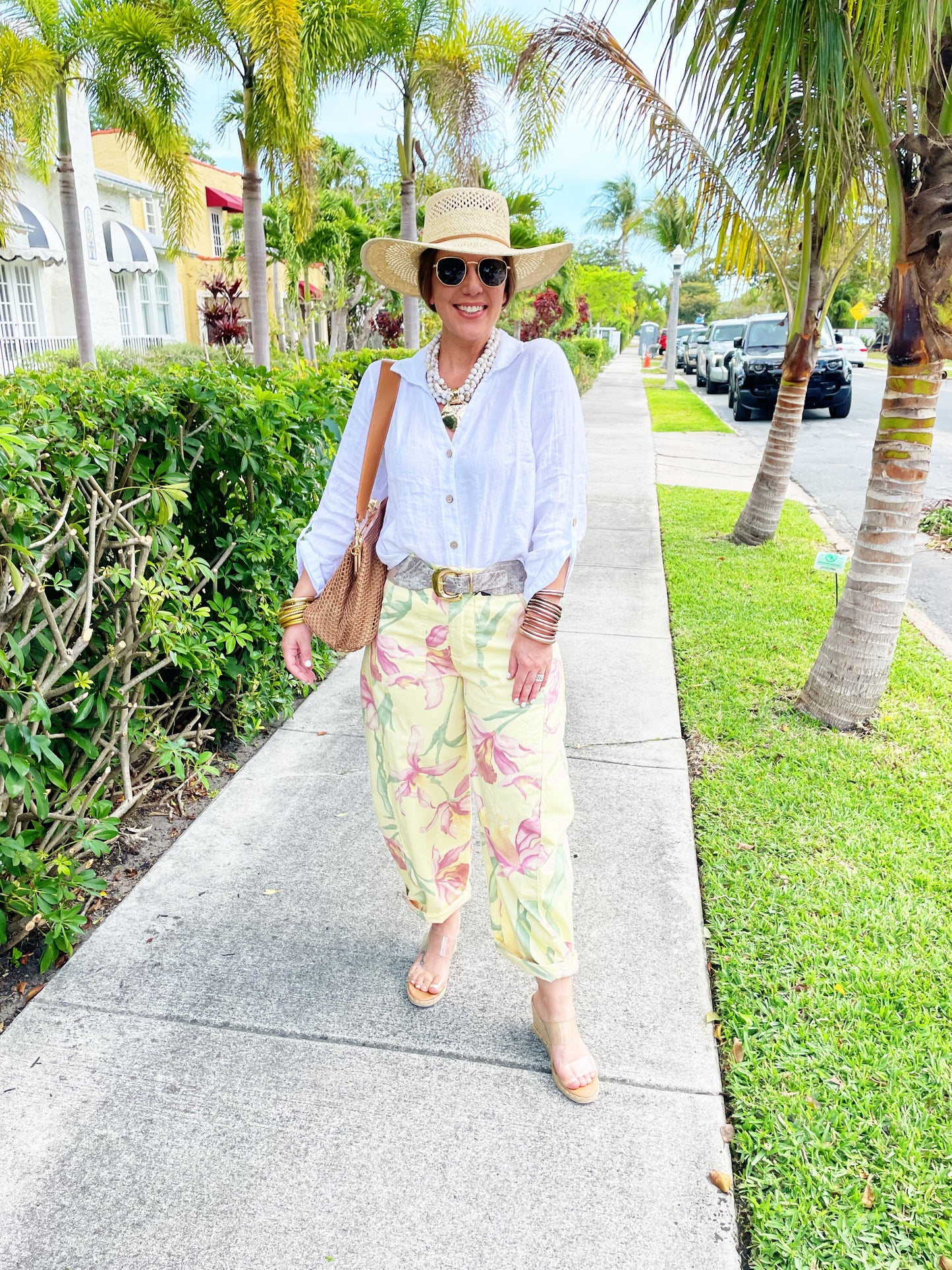 Floral Barrel Bottoms *FINAL SALE