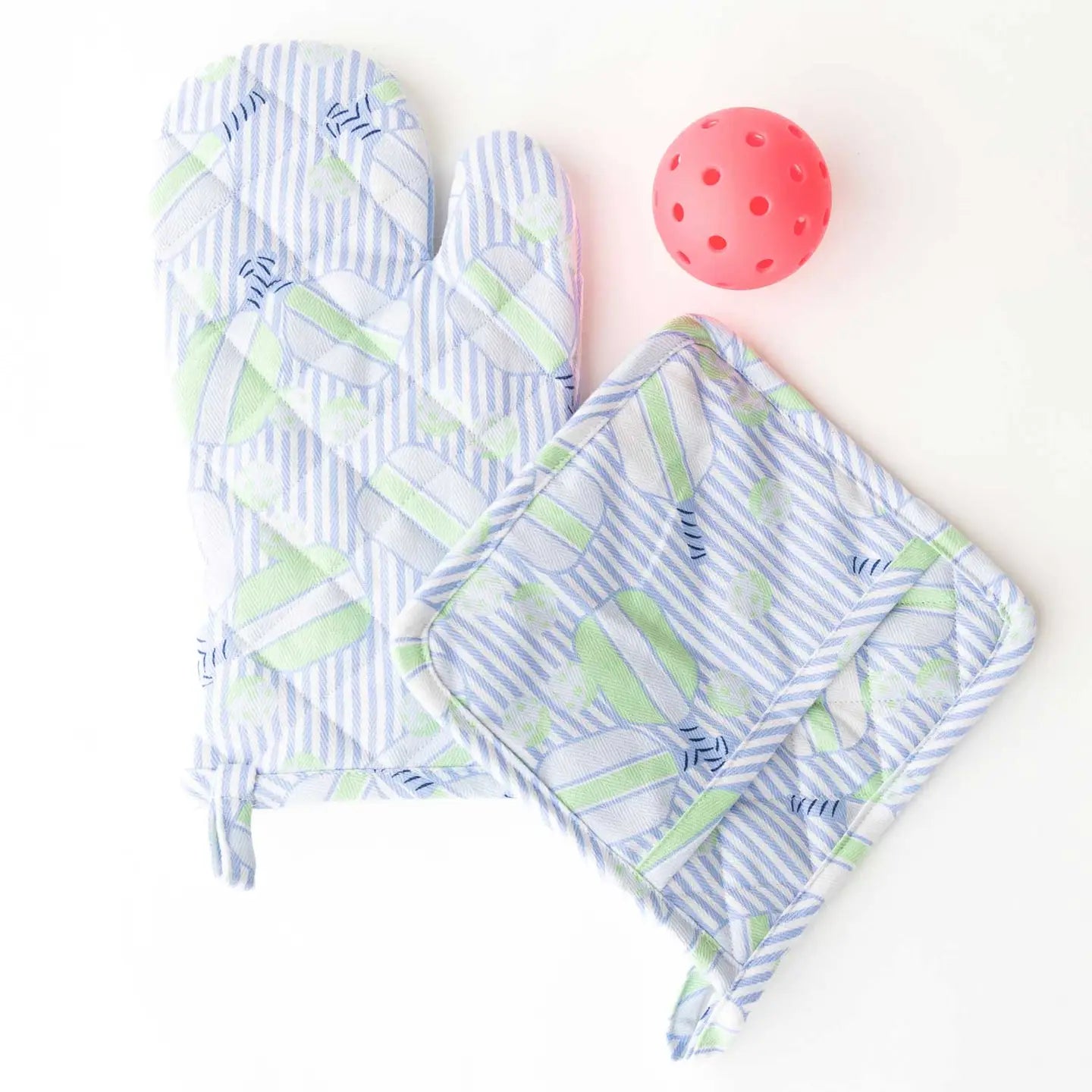 Blue Pickleball Stripe Kitchen Goods