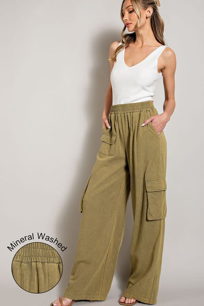 Mineral Washed Cargo Pants *drop shipped to you