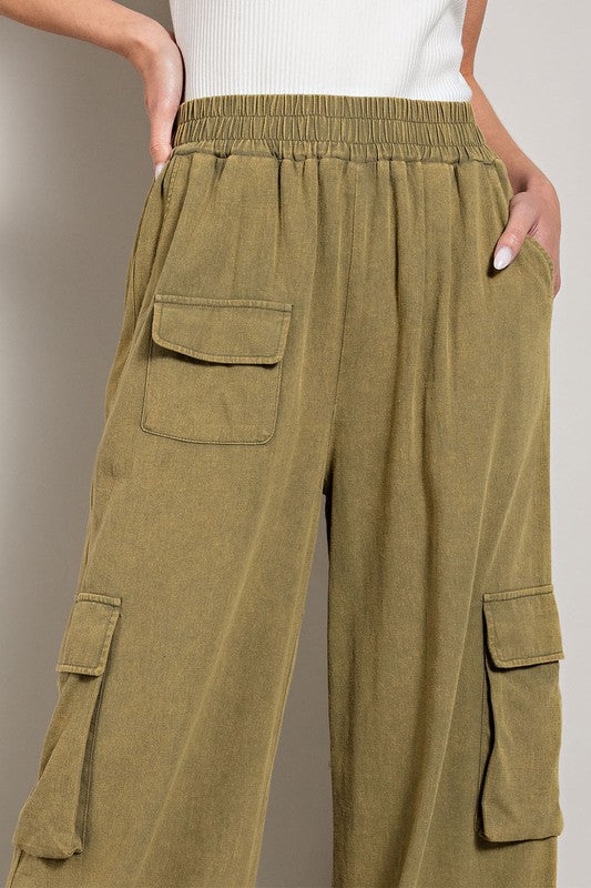 Mineral Washed Cargo Pants *drop shipped to you