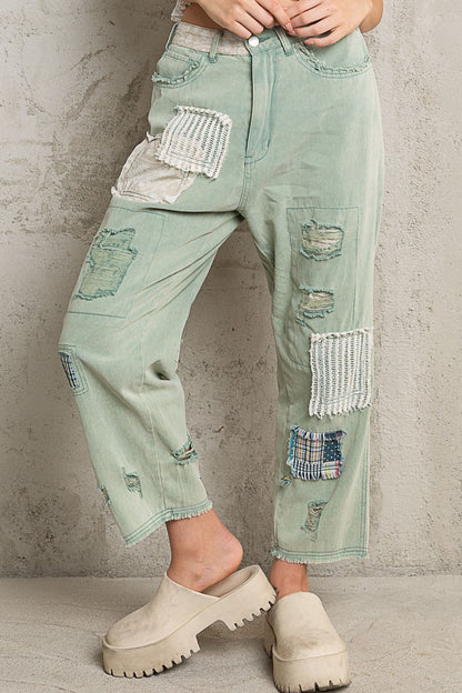 Patchwork Seaglass Pants