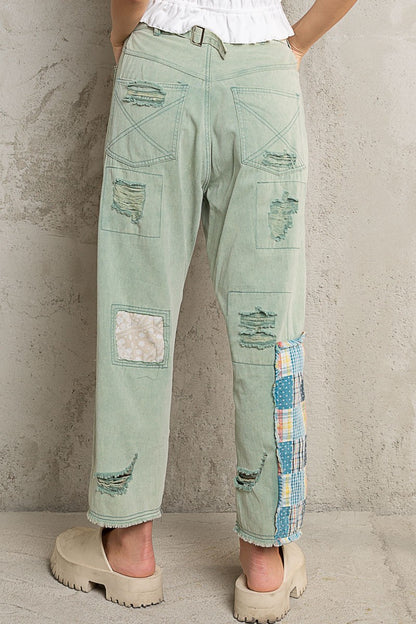 Patchwork Seaglass Pants