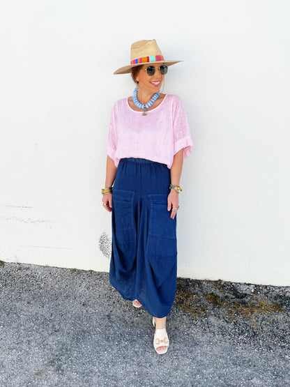 Pawley Skirt in DK Blue