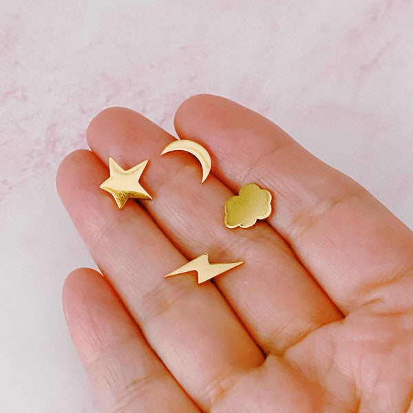 Love The Sky Stud Earrings Set