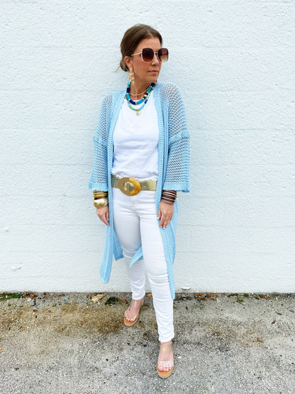 Sharon Sweater in Baby Blue