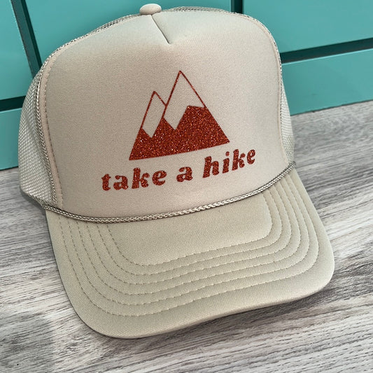 Take a hike trucker hat *FINAL SALE ITEM