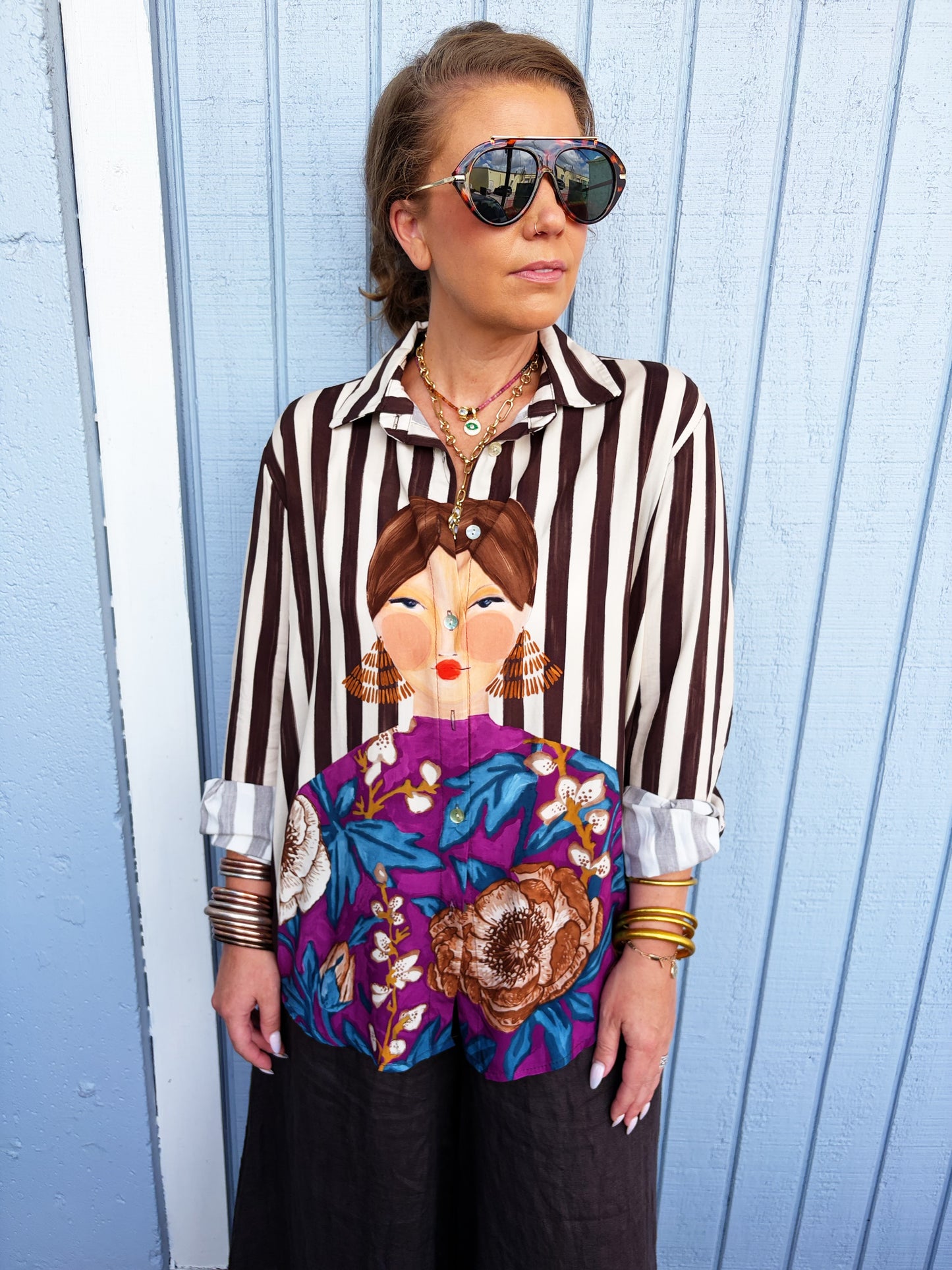 Layla Top Chocolate Brown