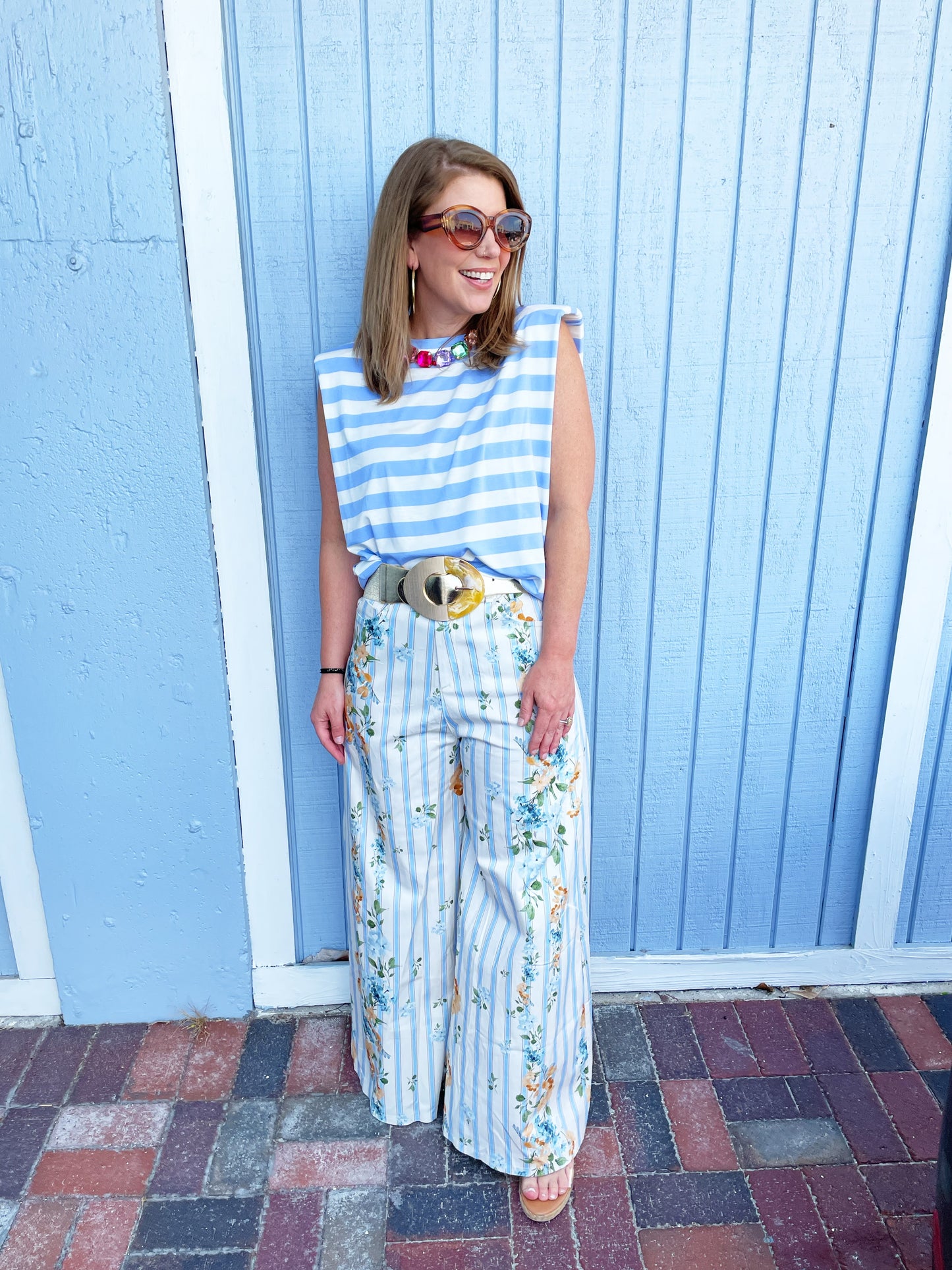 Maggie Top Baby Blue