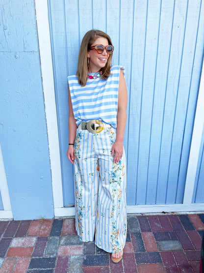 Maggie Top Baby Blue