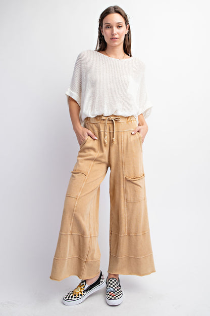 Nancy Mineral Washed Knit Pant