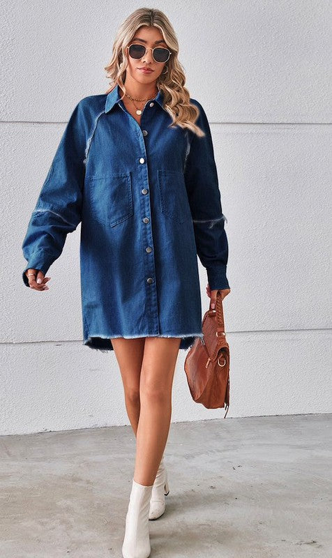 Denim Dress *2 Shades Available