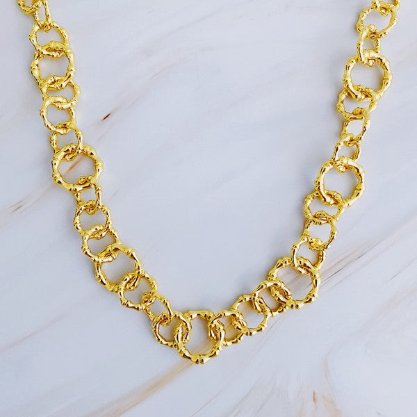 Artfully Linked Chain Necklace