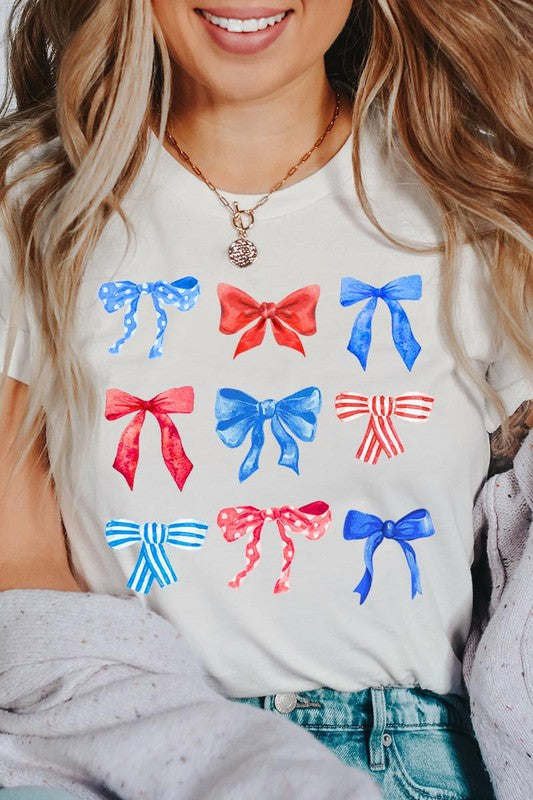 Coquette 4th Of July America Graphic T Shirts