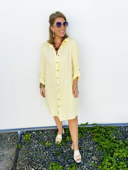 Rylee Dress Butter Yellow