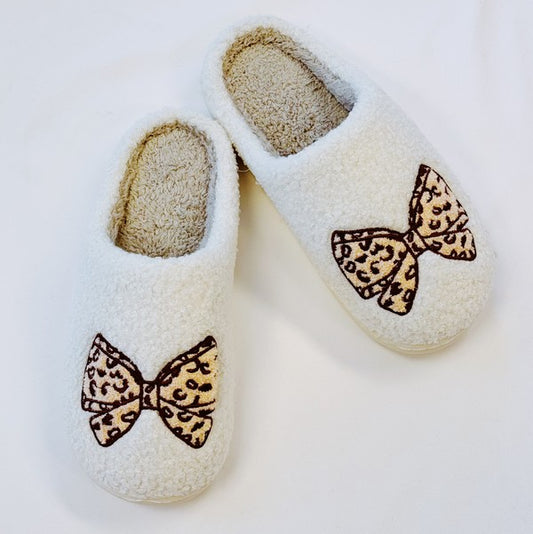 Emily Bow Cozy Lounge Slippers *drop shipped to you