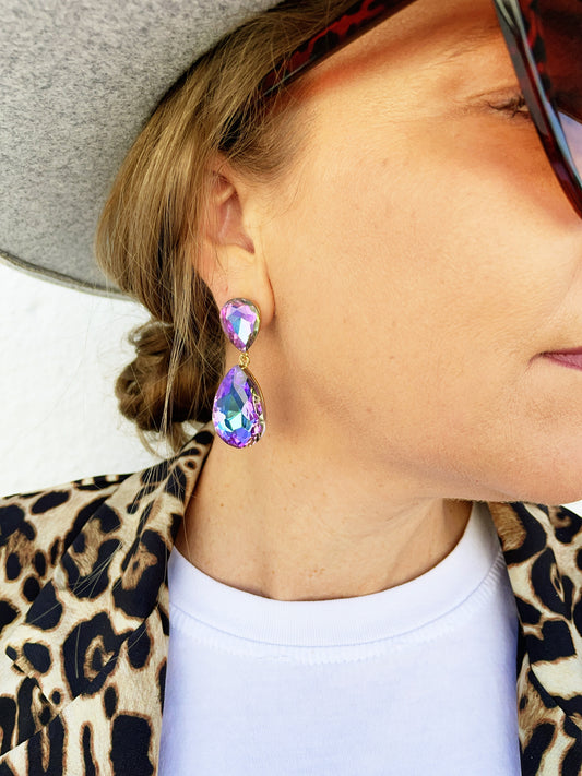Meadow Earrings- Purple