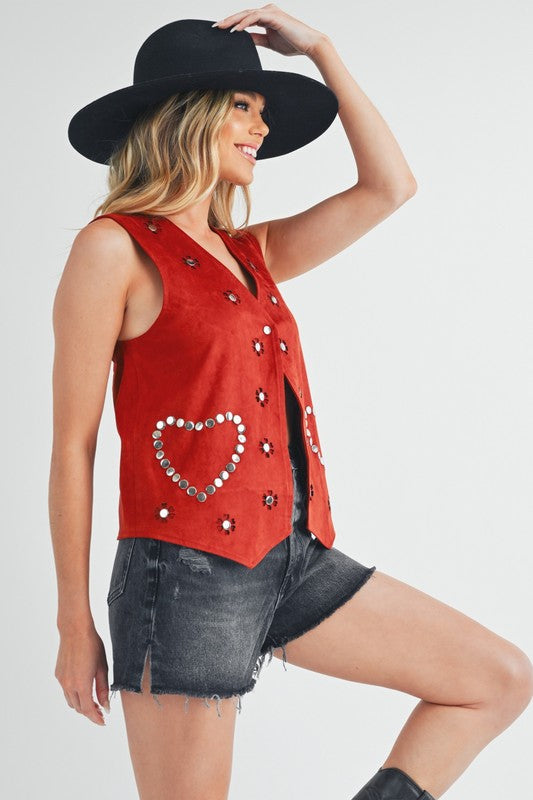 Western Love Vest *Multiple Colors