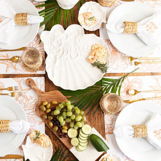 Coral Seascape Tablescape