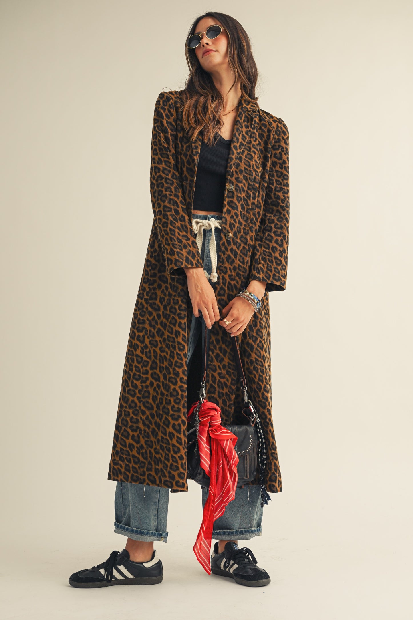 French Leopard Long Jacket PREORDER