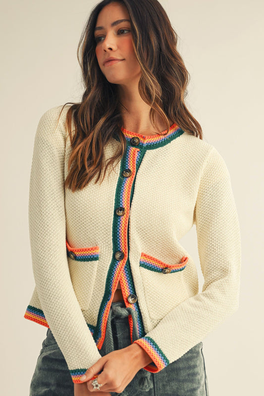 Knit Pocket Cardigan
