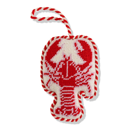 Needlepoint Icon Ornament - Lobster