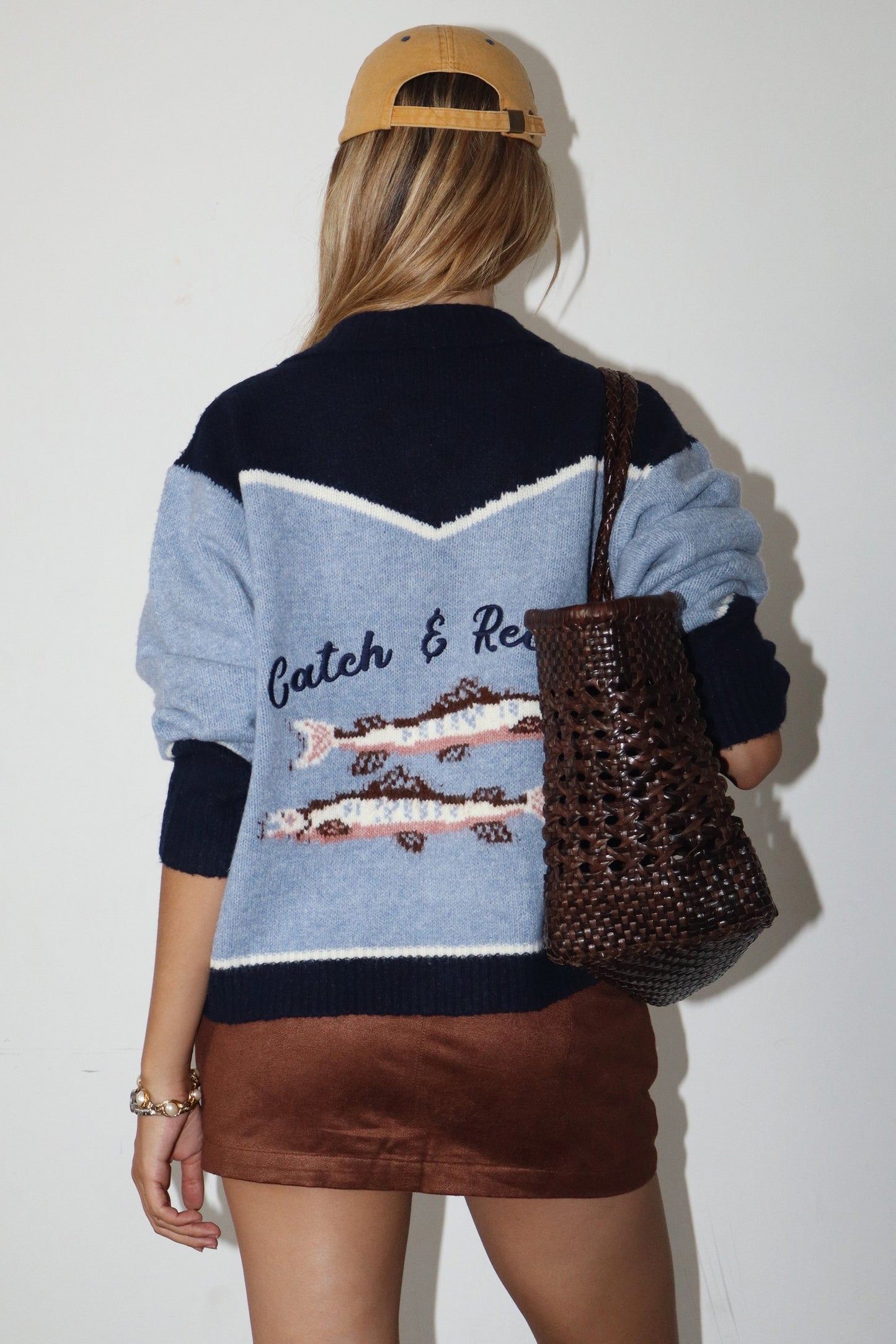 Catch & Release Fisherman Cardigan -PREORDER