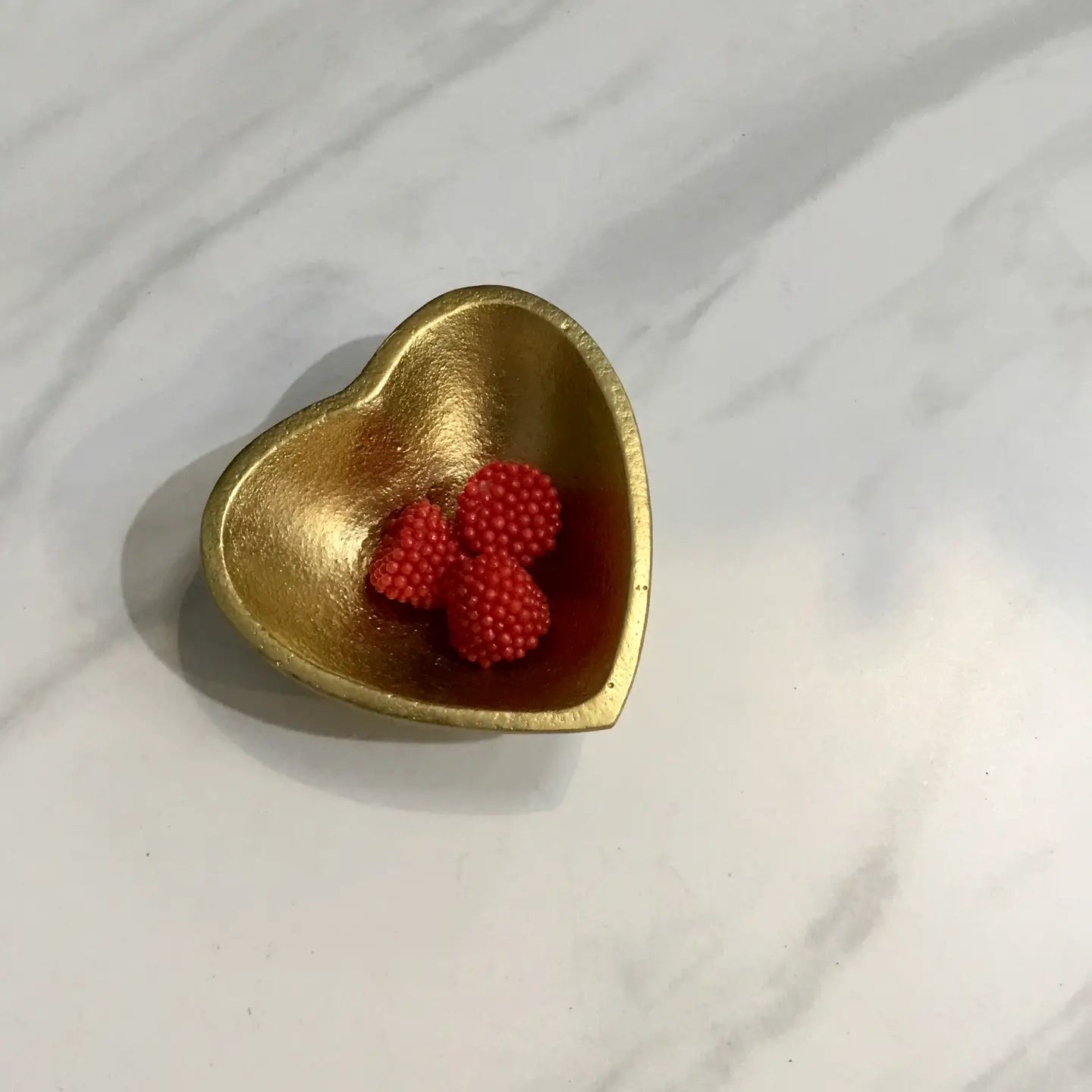 Textured Gold Heart Bowl Small - Preorder