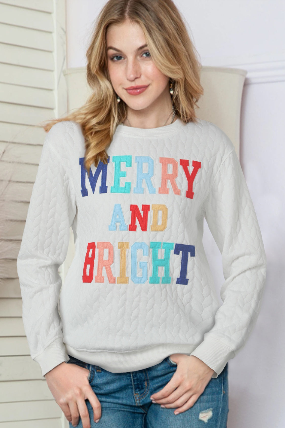 MERRY AND BRIGHT Sweatshirt PREORDER