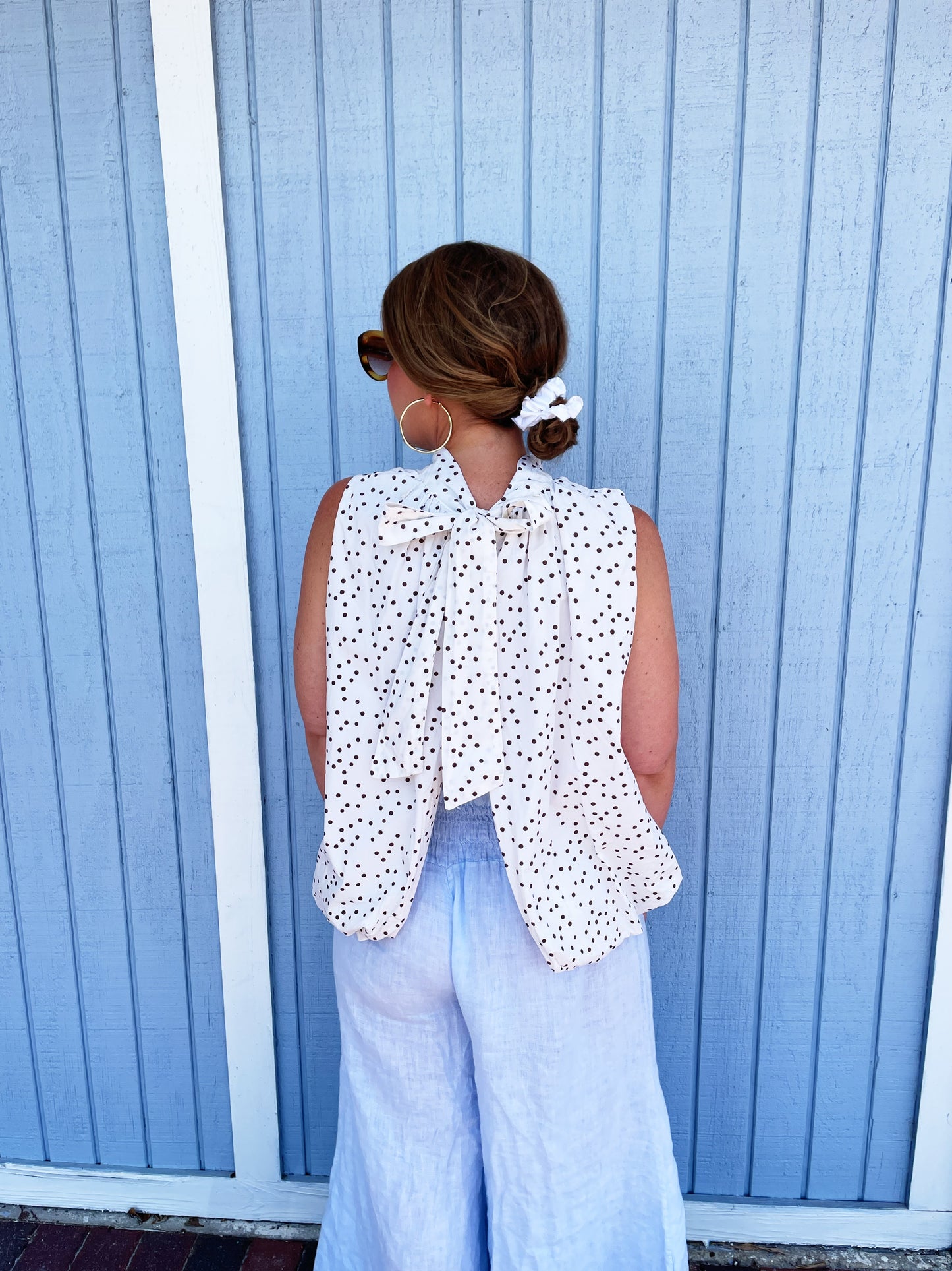 Marcella Blouse Open Back