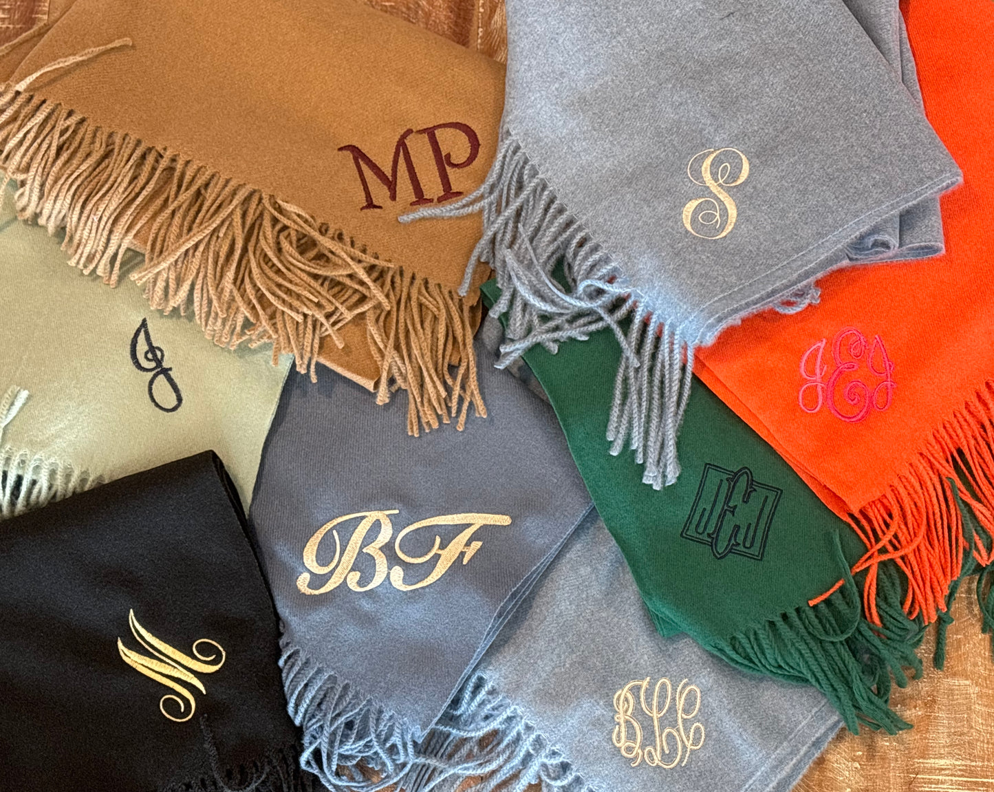 Patty Scarf + Embroidery