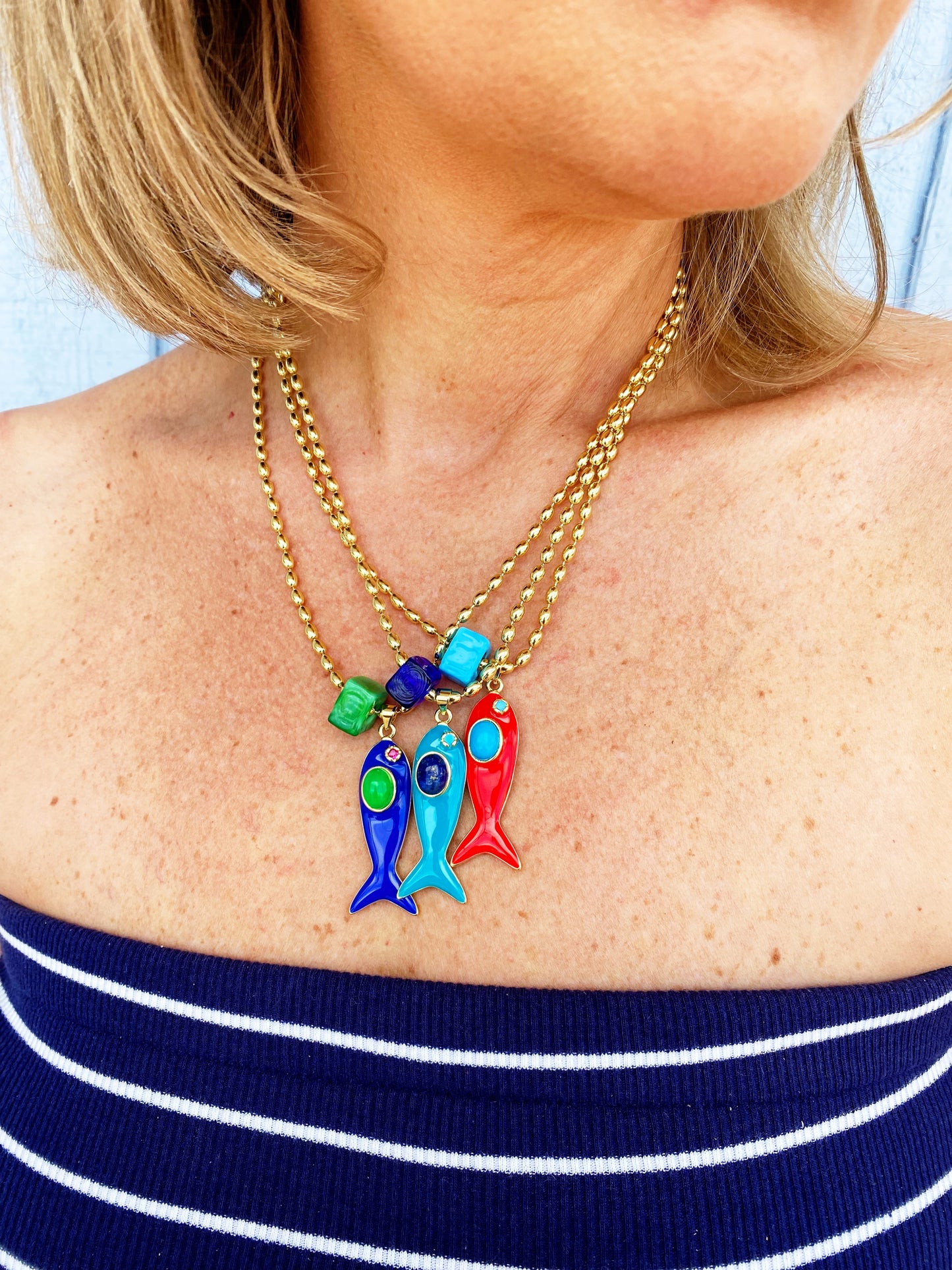 Here Fishy Necklace