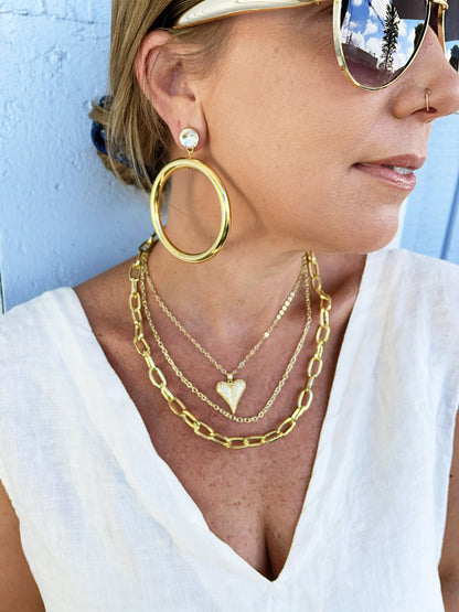 Lane 3 Strand Necklace