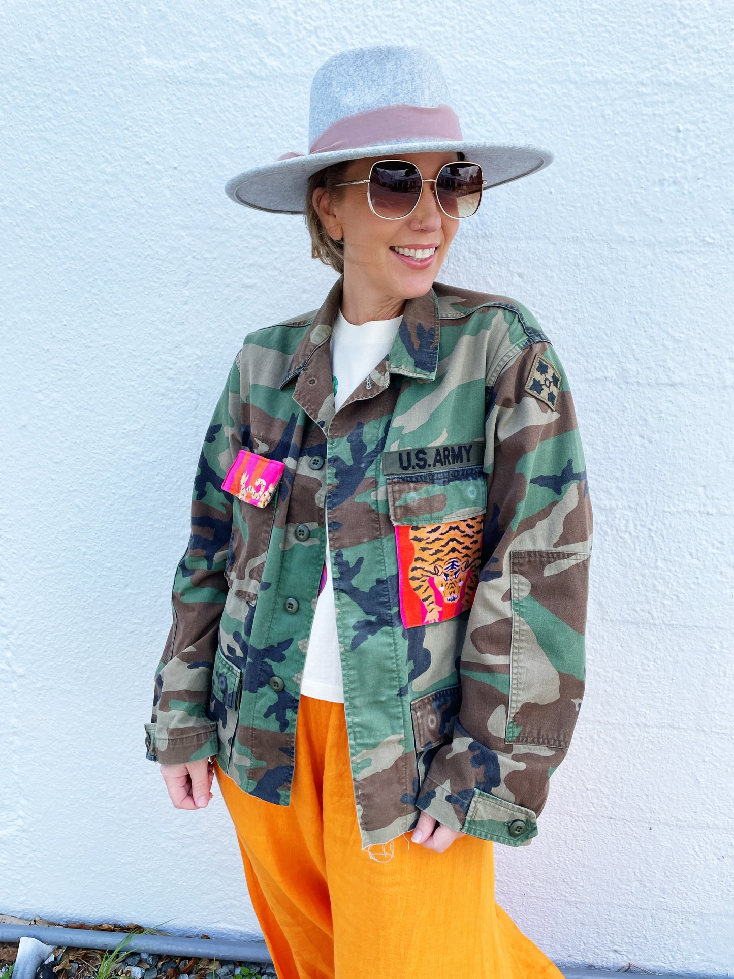 Camo Jacket with Tiger