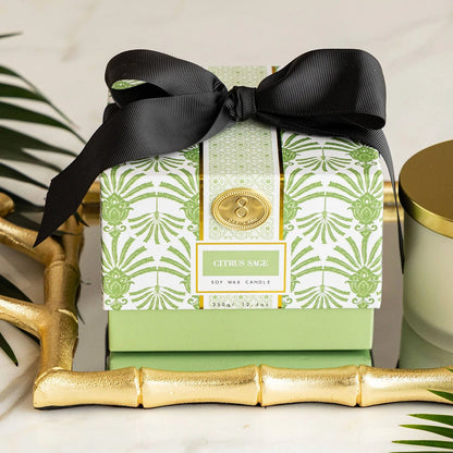 Citrus Sage 3-Wick Boxed Soy Wax Candle