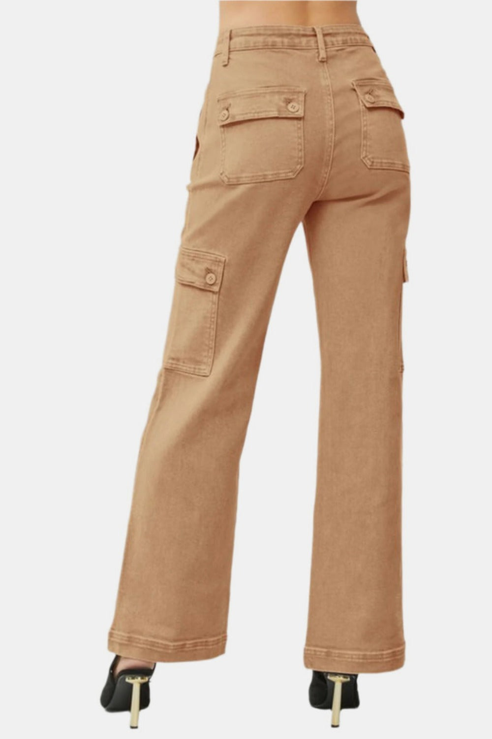 Wide Leg Cargo Jeans